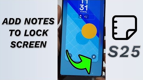 📝 Add Notes to Lock Screen Shortcuts! (Galaxy S25/S25+/Ultra) 🔓