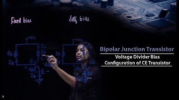 Voltage Divider Bias Configuration of CE Transistor | PCE | Prof.Florence S | ECCF