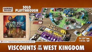 Viscounts of the West Kingdom - Solo Playthrough
