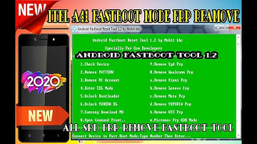 Itel a41 Plus Frp Unlock |7.0/8.1.| Android Fastboot Too All Spd Frp Remove Tool | 2020 |