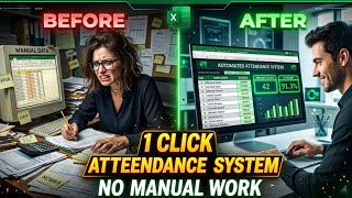 Stop Calculating Attendance Manually | Excel VBA Auto Attendance System in 1 Click