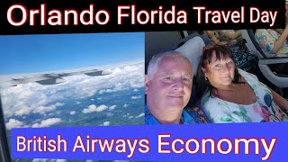 FLORIDA TRAVEL DAY / GATWICK TO ORLANDO / BRITISH AIRWAYS / ECONOMY