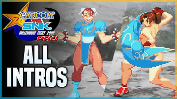 Capcom vs SNK Pro - All Stage and Special Intros