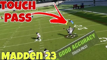 How to Throw a Touch Pass in Madden 23