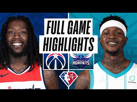 Charlotte Hornets vs. Washington Wizards Full Game Highlights | NBA Season 2021-22