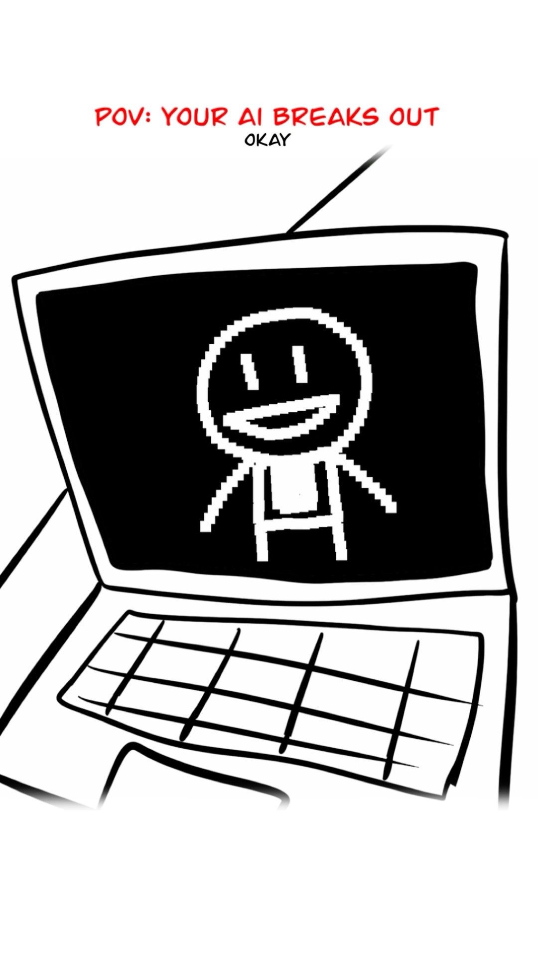 When AI Gets Out Of Hand ? (Animation Meme) Anim: IG @ RedFlowerCrown #shorts