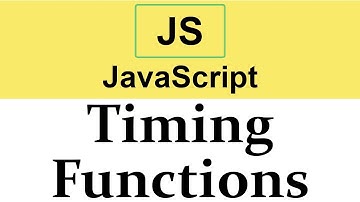 #33 Timing Functions in JavaScript