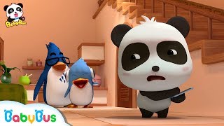 baby panda visits rudolphs home kids good habits magical chinese characters babybus