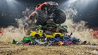 MONSTER TRUCK VS RAINBOW CAR TOWER! 💥 BeamNG.drive #longfeed #USAvedio #USAgamingvedio screenshot 4