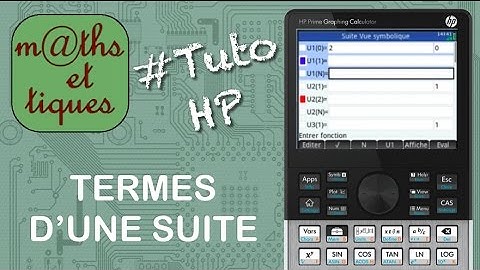 SUITES : Calculer les termes d
