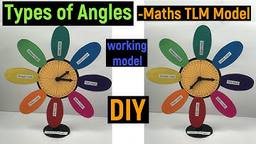 types of angles maths working model - angles working model - maths tlm model - diyas funplay
