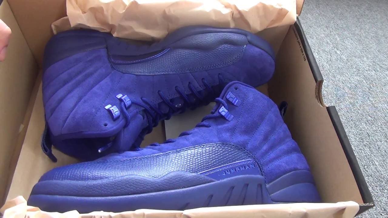Authentic Air Jordan 12 Premium Deep Royal Blue