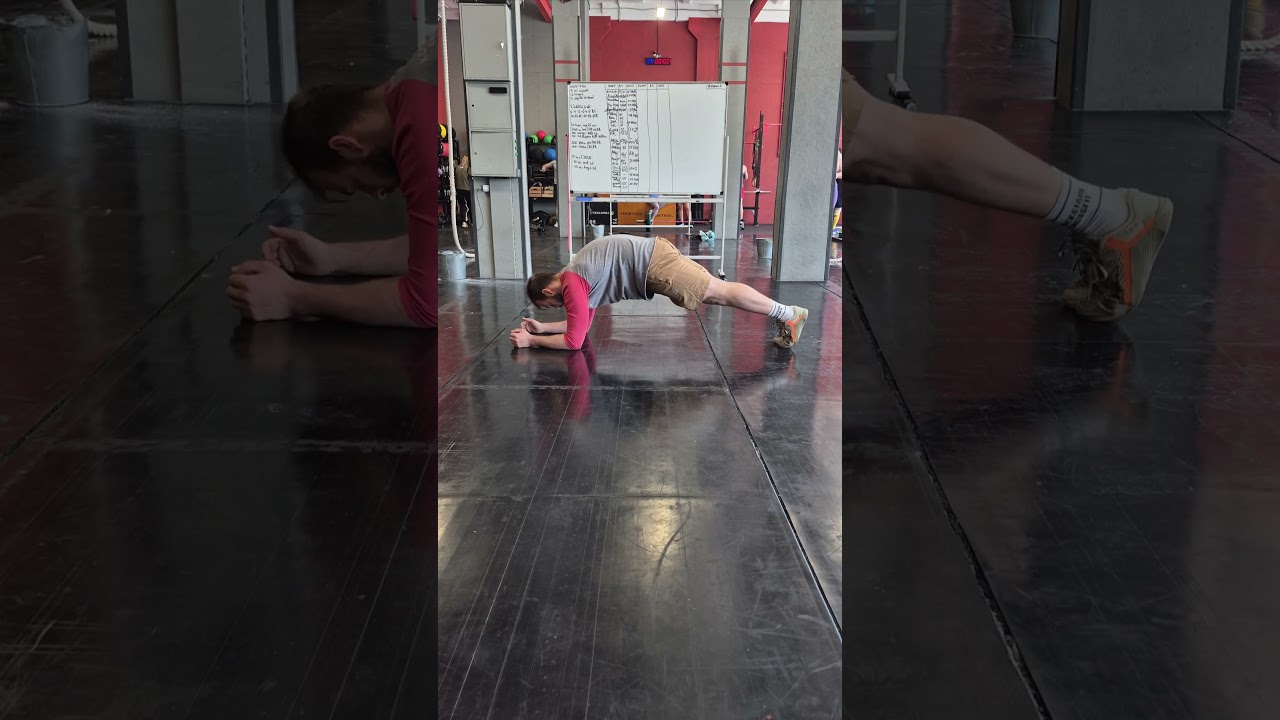 планка на локтях / elbow plank