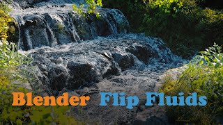 Small Waterfall - Blender Flip Fluids