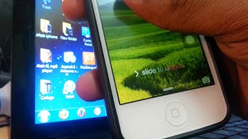 iOS 7 lock screen Glitch/bug iPhone 4