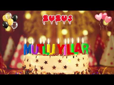 ZUZUŞ iyi ki doğdun - Mutlu Yıllar (Happy Birthday Türkçe) Zuzuş