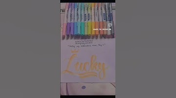 Day-2:Writing my Subscribers Name in Calligraphy✨️🌈 || #calligraphy#art#artist#drawing#diy#yt#shorts