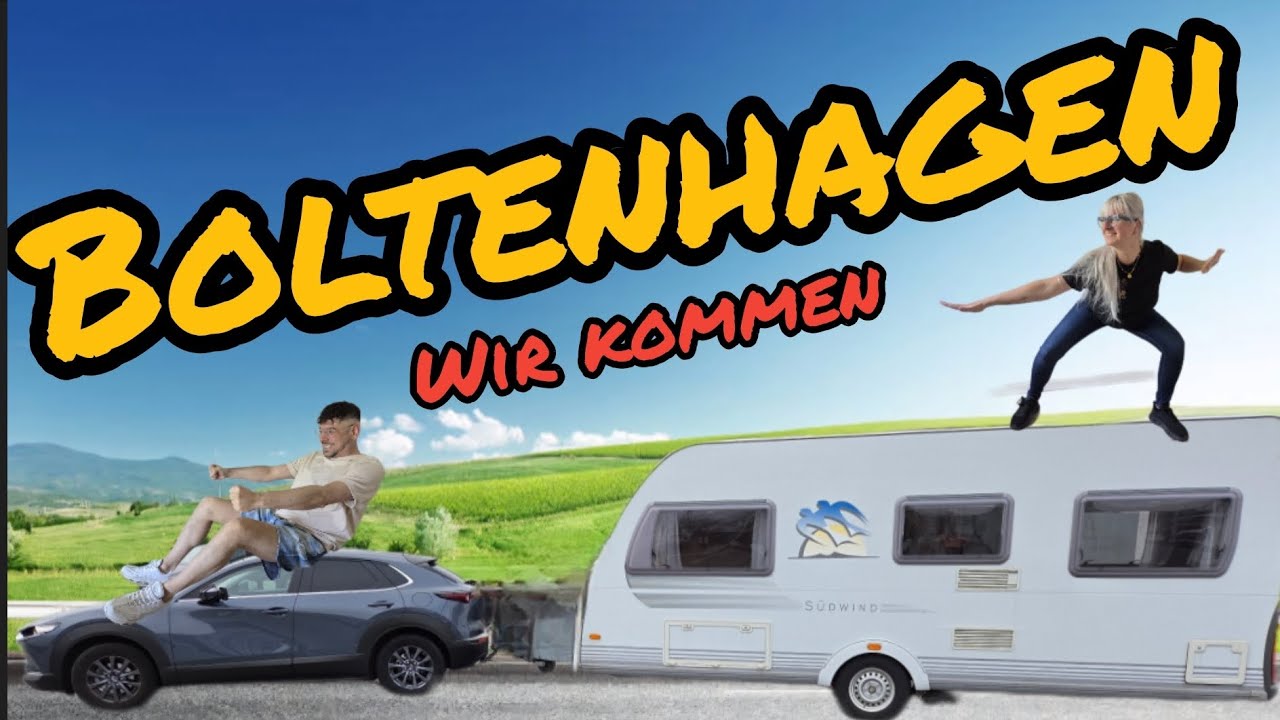 Regenbogen Boltenhagen Ostsee 🌞 (Anfahrt / Aufbau) | ENDLICH URLAUB !!!