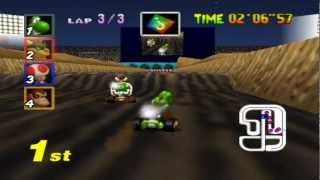 Recordando viejos tiempos MARIO KART 64 (truco en pista de wario)