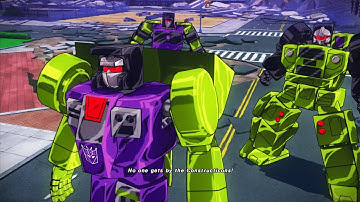 Constructicons Battle Sequence, and Devastator Boss Fight - Transformers Devastation (4K 60fps)
