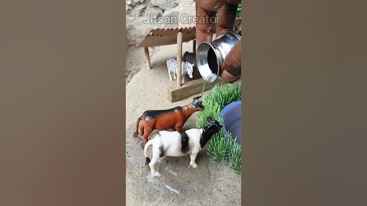 Mini hand pump project water with supply motor cow bathing part39