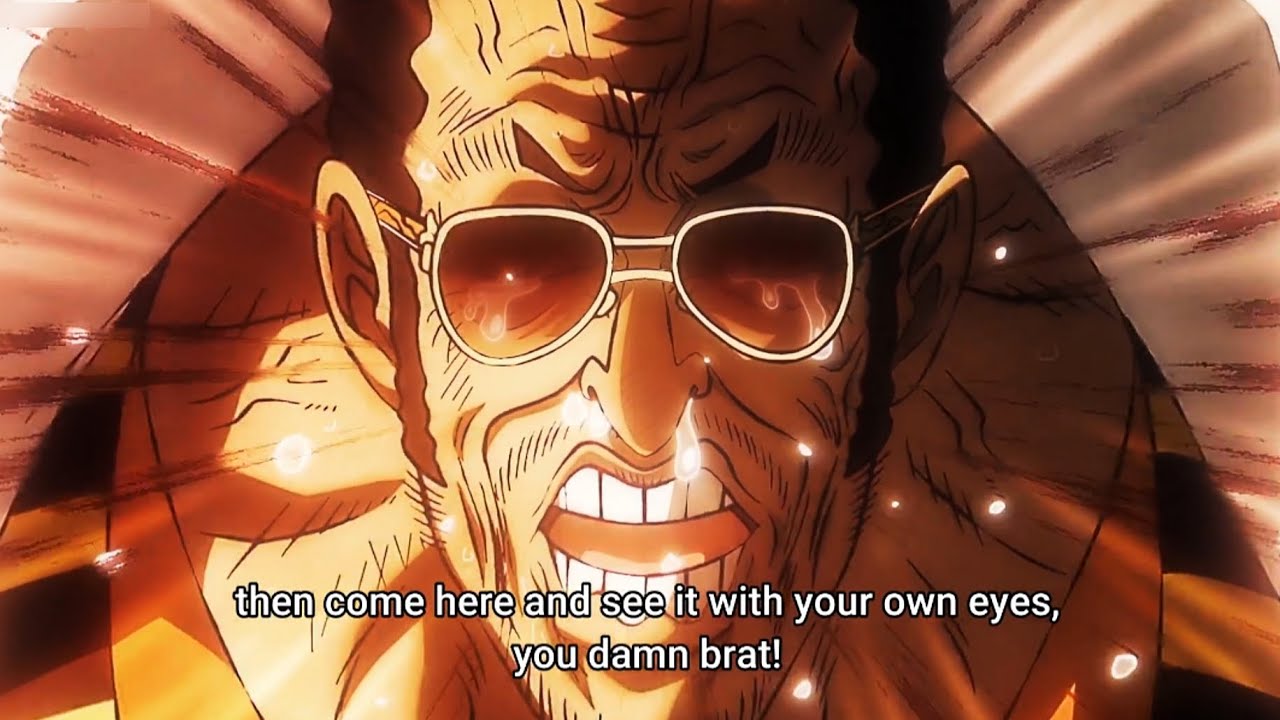 Kizaru Crying for Vegapunk's Death (English Sub)