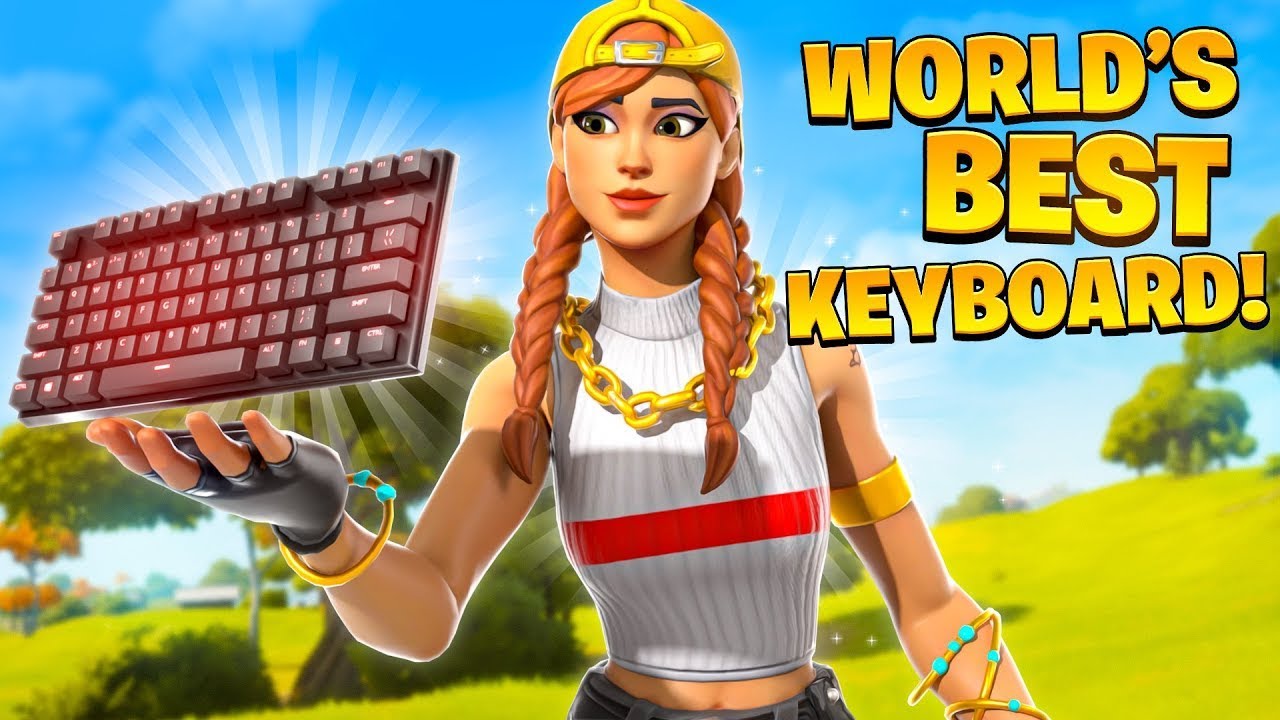 trying the worlds best keyboard for fortnite! | pxrkFN | razor huntsman ...