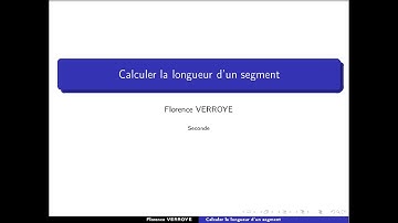 Calculer la longueur d