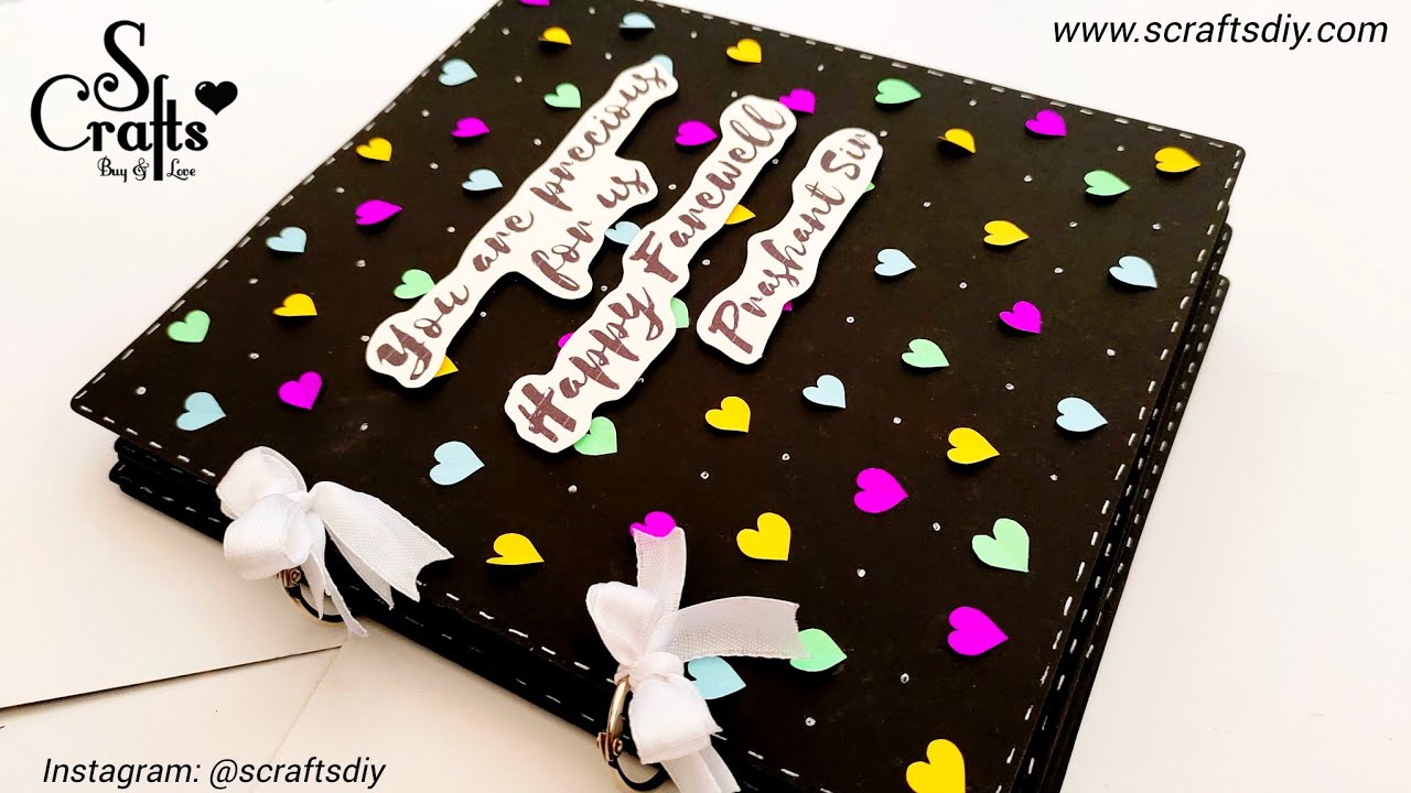 Handmade Scrapbook ideas | birthday card ideas paper craft anniversary ...