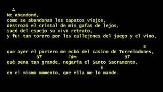 19 Dias Y 500 Noches-Joaquin Sabina - Acordes para Guitarra