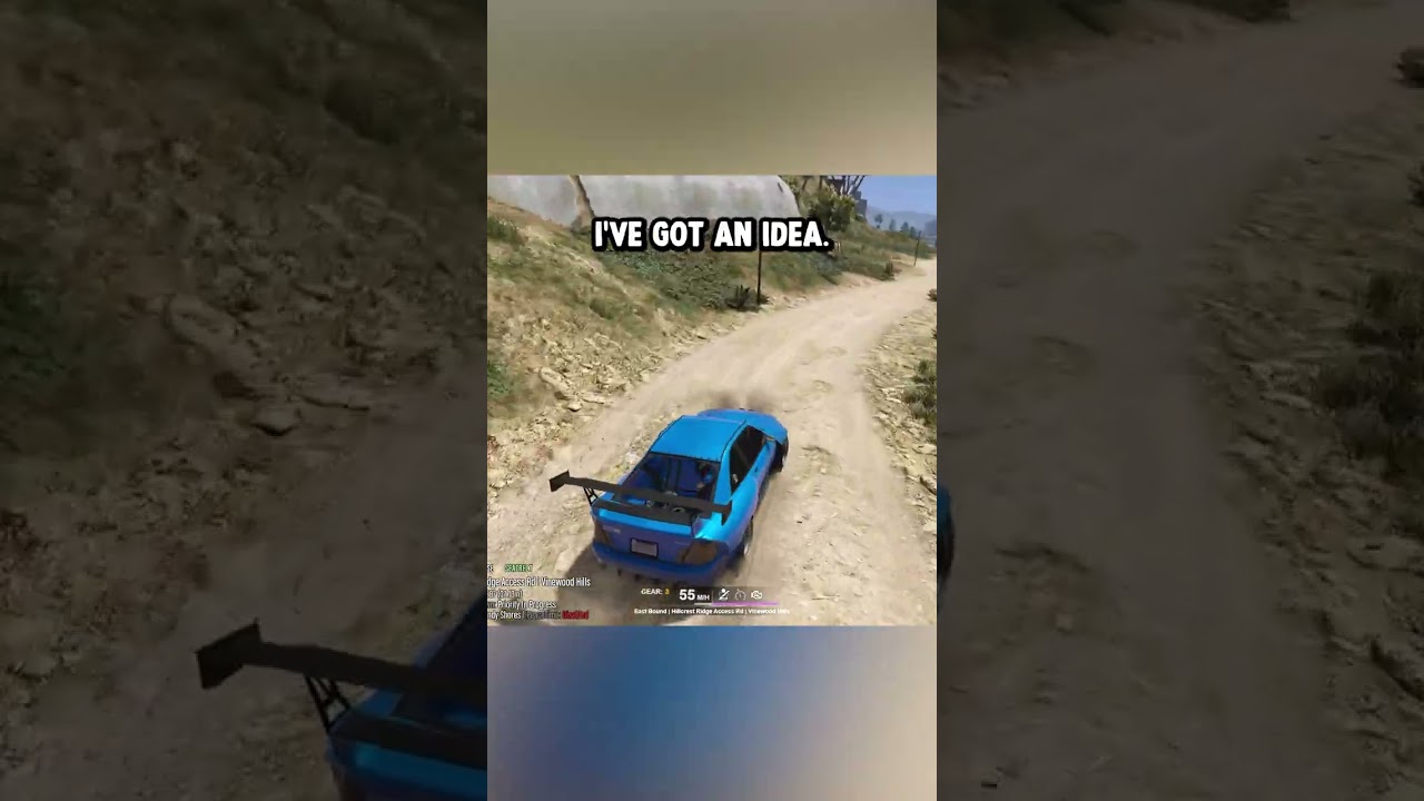trying crazy escape routes to lose cops on gta 5 rp