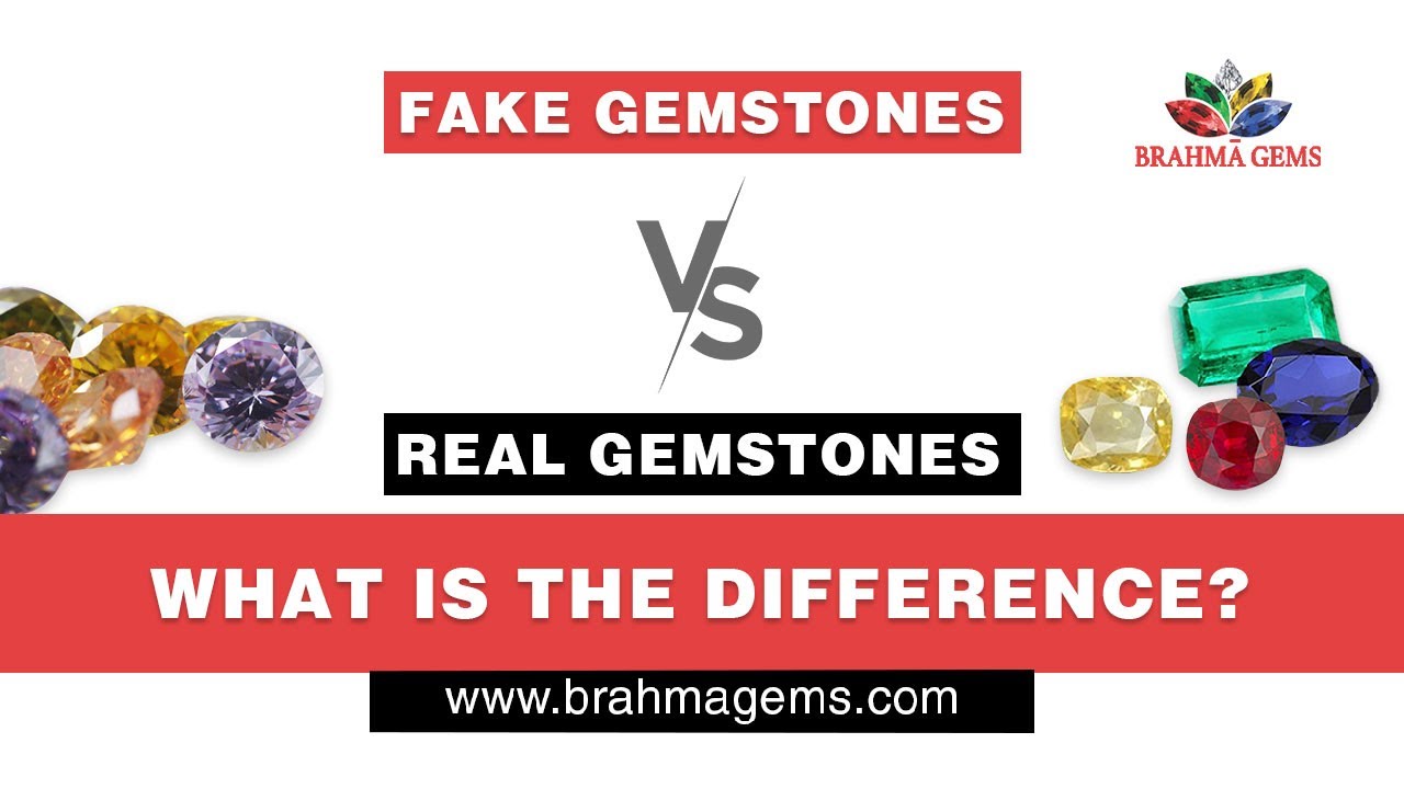 Is your gemstone REAL? Find out NOW Fake vs Real gemstones Brahma