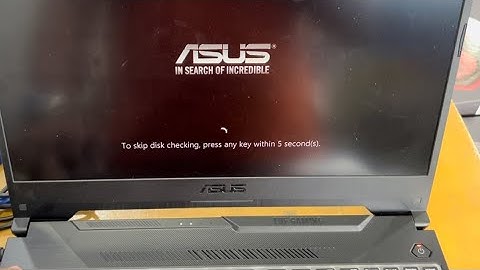 To Skip Disk Checking Press Any Key Within 7 Second