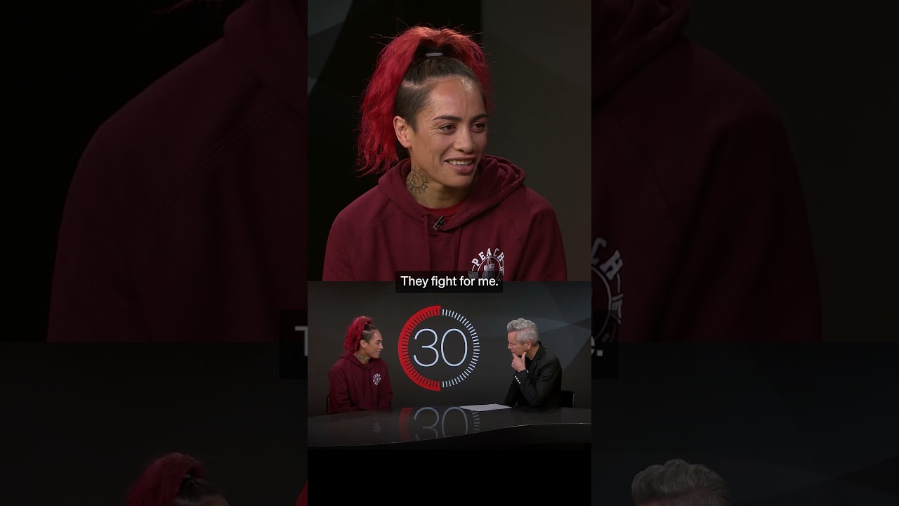 Boxer Mea Motu gets real with Guyon about how her kids saved her life - more than once.