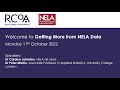 Getting more from NELA data