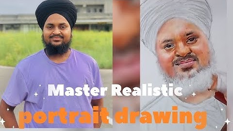 "Realistic Face Drawing Step by Step – Perfect for Beginners!"