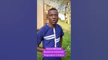 Kutosi Michael Busitema University Nagongera Campus 