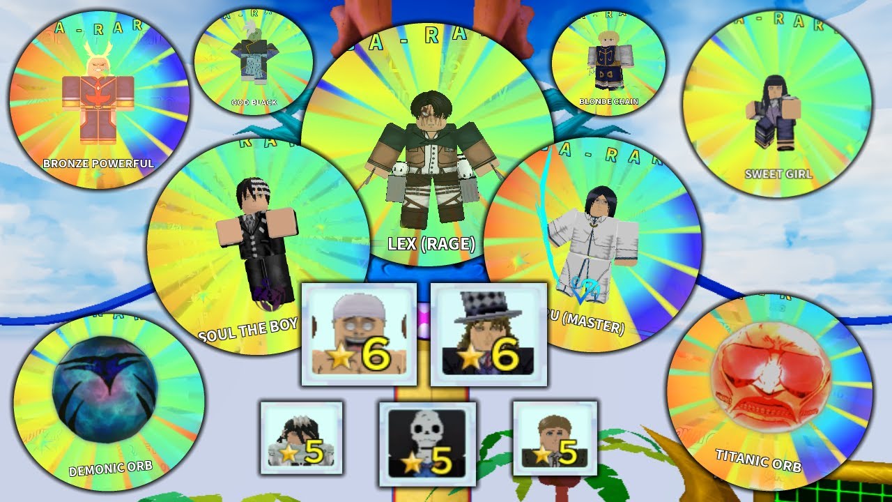 COLLECTING MEGA RARES & ORBS v10.0 +5 NEW 6 STAR UNITS (38K GEMS) | ROBLOX ALL STAR TOWER DEFENSE