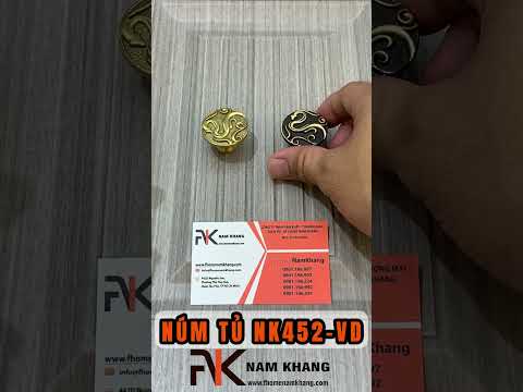 N&uacute;m Cửa Tủ Đồng NK452