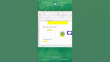 Rango de Celda con cuadro de nombre en excel  #excel #exceltips