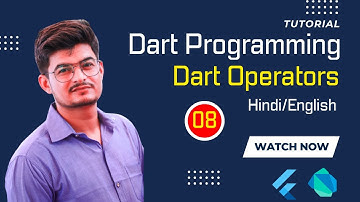 Operators in dart? || Types of operators || dart hindi tutorial || dart tutorial for beginners #8