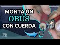 CÓMO MONTAR [FÁCIL] 🧵 OBÚS DE CUERDA y ATARLO con ❗NUDO CONSTRICTOR❗ a un ARPON de Pesca Submarina