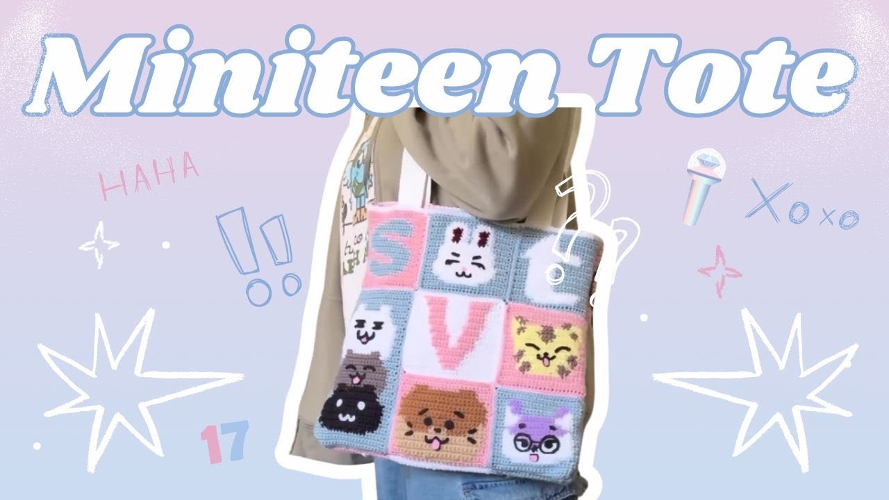crocheting a miniteen bag