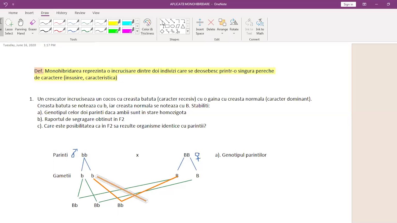 Monohibridarea aplicatii Metoda I