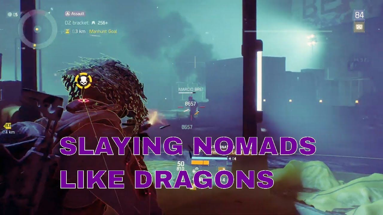 The Solo Nomad Slayer Banshee Build!! the division 1.8.3 gameplay