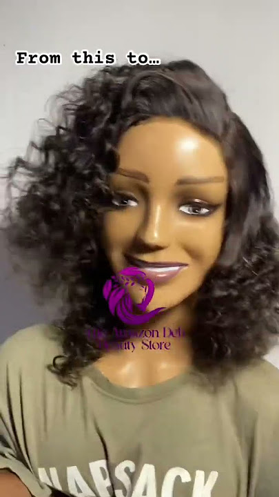 Transformational look of wig #theamazondeb #youtubeshorts #hairtransformation