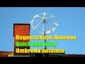 Regenschirm Antenne NOAA APT Umbrella Antenna (quick n dirty)