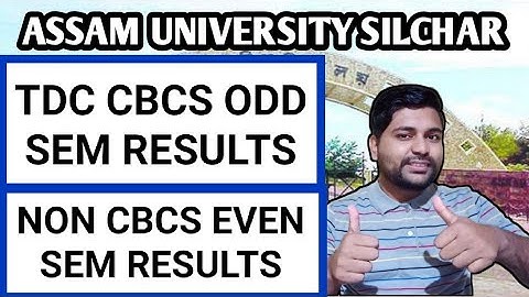 TDC Cbcs odd sem results | Non cbcs even sem results update | Assam University | Pranoy Roy