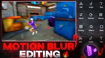 How To Add Motion Blur To Your Gameplay In Motion Ninja 🤯 || How To Add Motion Blur