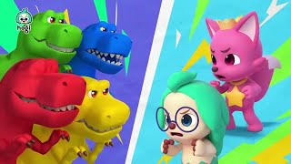 Learn Colors With Dinosaurs Playing Soccer Hogi Pinkfong Intro Logo Sponsored By Klasky Cspuo 2001